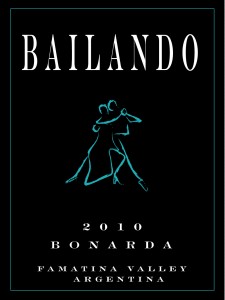 2010 Bailando Bonarda Label